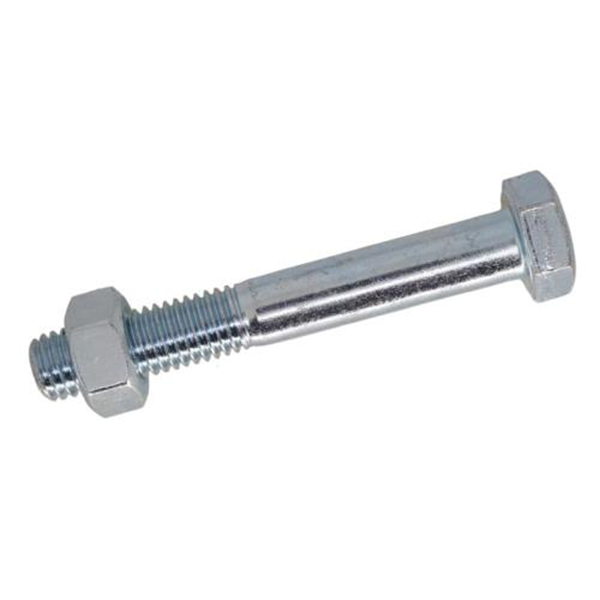 M10X100 8.8 Hex Head Bolt & Nut - Zinc