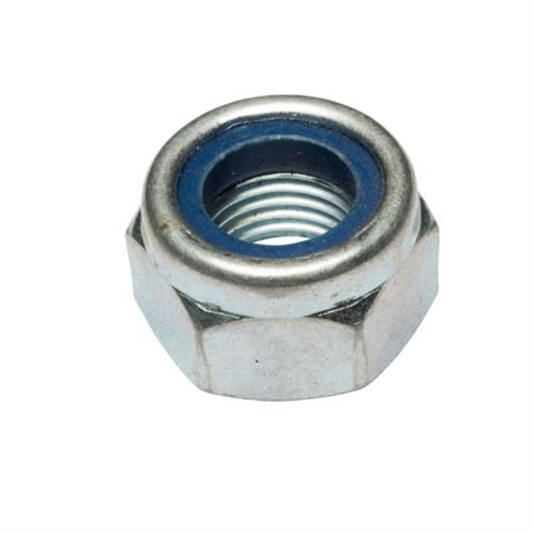 1/2 BSW Nyloc Nut Grade 2 - Zinc