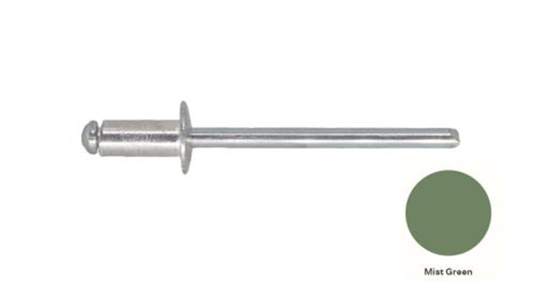 5-3 Pan Head Aluminium & Steel Rivet - MISTGREEN