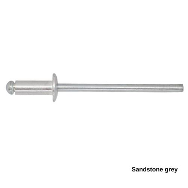 5-3 Pan Head Aluminium & Steel Rivet - SANDSTONEGREY