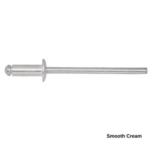 5-3 Pan Head Aluminium & Steel Rivet - SMOOTH CREAM