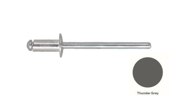 5-3 Pan Head Aluminium & Steel Rivet - THUNDER GREY