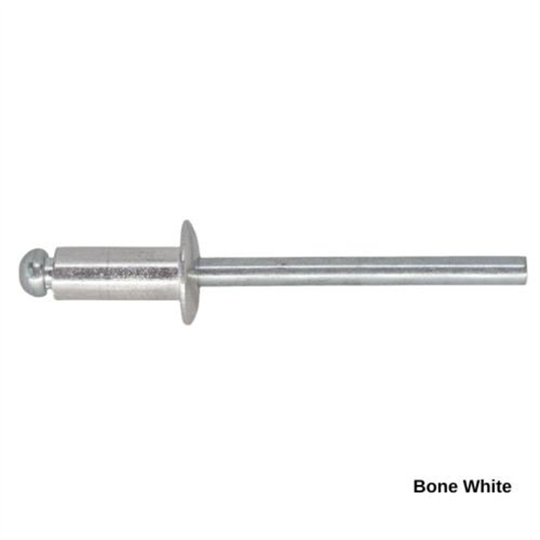 6-4 Pan Head Aluminium & Steel Rivet - BONE WHITE