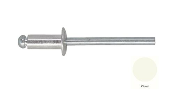 6-4 Pan Head Aluminium & Steel Rivet - CLOUD