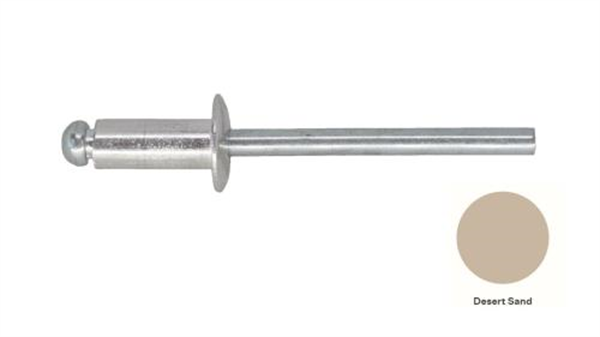 6-4 Pan Head Aluminium & Steel Rivet - DESERT SAND