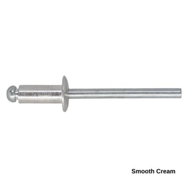 6-4 Pan Head Aluminium & Steel Rivet - SMOOTH CREAM