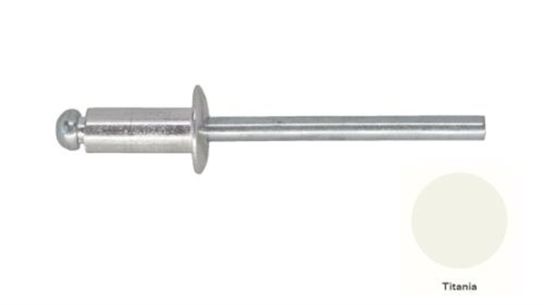 6-4 Pan Head Aluminium & Steel Rivet - TITANIA