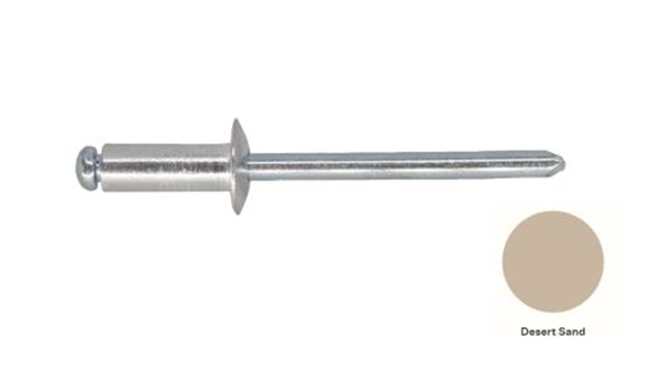 6-5 Pan Head Aluminium & Steel Rivet - DESERT SAND