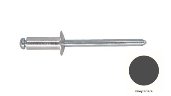 6-5 Pan Head Aluminium & Steel Rivet - GREYFRIARS