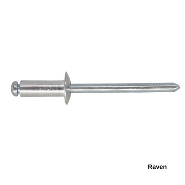 6-5 Pan Head Aluminium & Steel Rivet - RAVEN