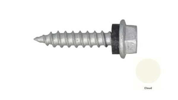 10G-12x25mm Hex Head Self Drilling Timber Screw - Galv + Seal-CLOUD