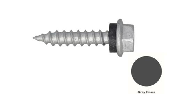 10G-12x25mm Hex Head Self Drilling Timber Screw - Galv + Seal-GREYFRIARS