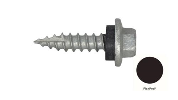 12G-11x25mm Hex Head Self Drilling Timber Screw - Galv + Seal-FLAXPOD