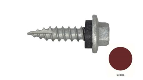 12G-11x25mm Hex Head Self Drilling Timber Screw - Galv + Seal-SCORIA