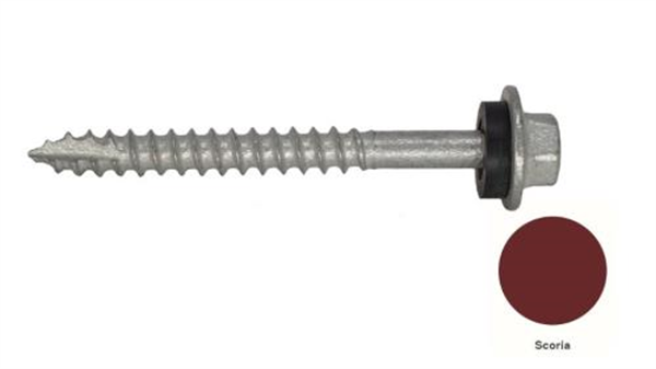 12G-11x55mm Hex Head Self Drilling Timber Screw - Galv + Seal - SCORIA