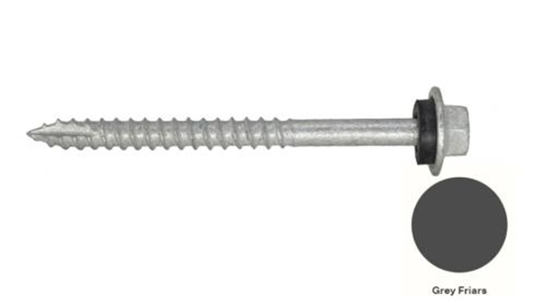 12G-11x65mm Hex Head Self Drilling Timber Screw - Galv + Seal - GREYFRIARS