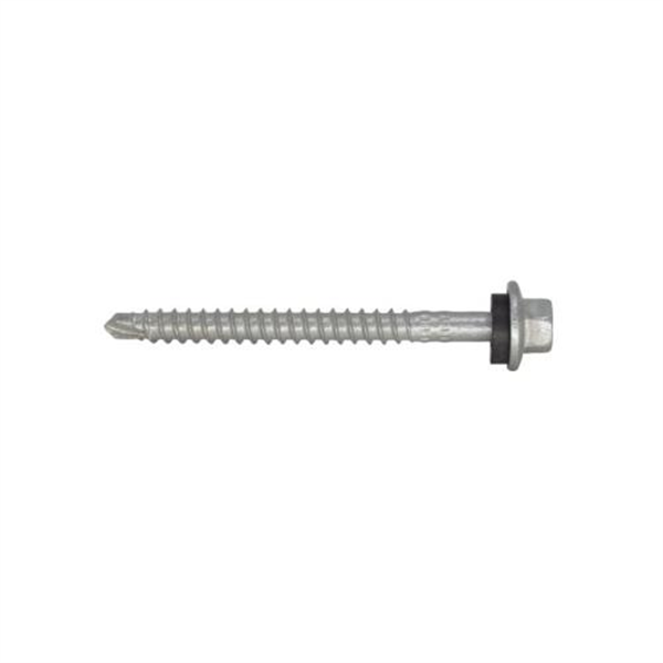 13G-11x65mm Hex Head Self Drilling Universal(Timber/Metal) Screw - Galv + Seal