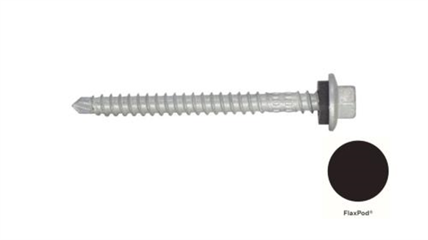 13G-11x65mm Hex Head Top Grip Self Drilling Universal(Timber/Metal) Screw - Galv + Seal-FLAXPOD