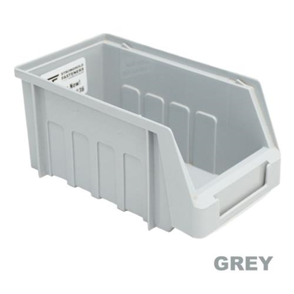 SB2 Plastic Storage Bin (175X100X85) - Grey