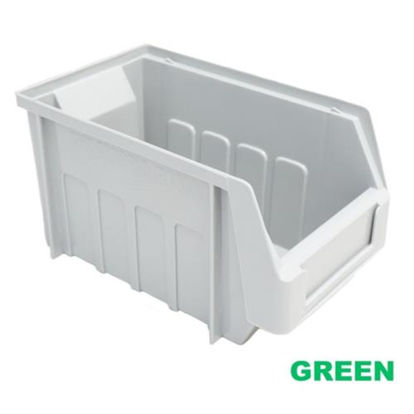 SB3 Plastic Storage Bin (220X130X125) - Green