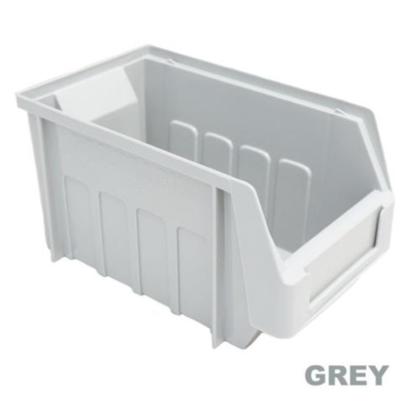 SB3 Plastic Storage Bin (220X130X125) - Grey