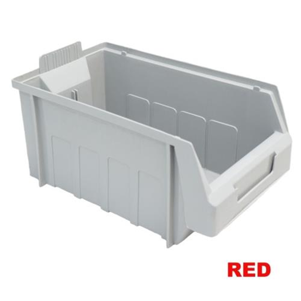 SB4 Plastic Storage Bin (300X185X145) - Red