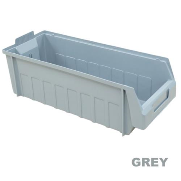 SB6 Plastic Storage Bin (450X185X145) - Grey