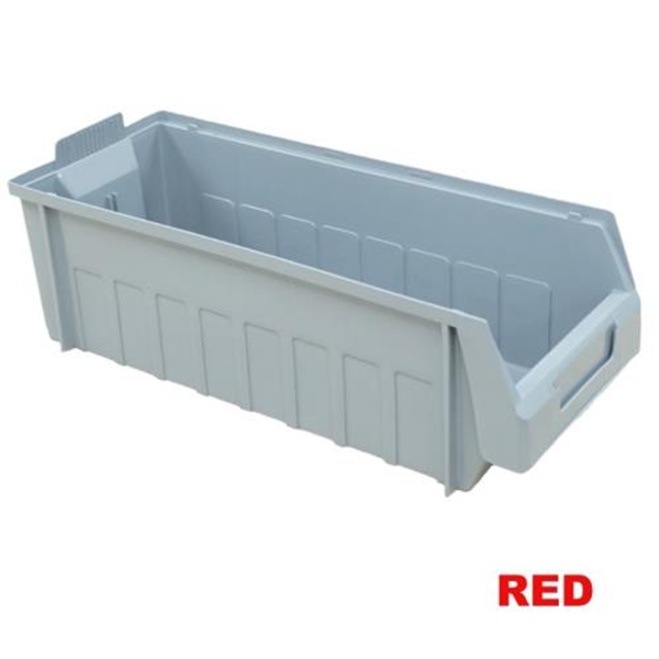 SB6 Plastic Storage Bin (450X185X145) - Red