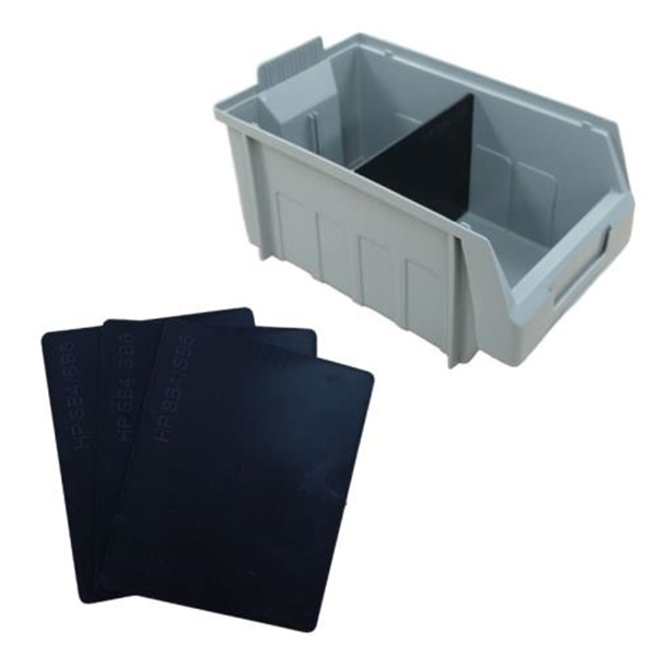 SB4/SB5 Plastic Storage Bin Divider Front-to-back (250X120)