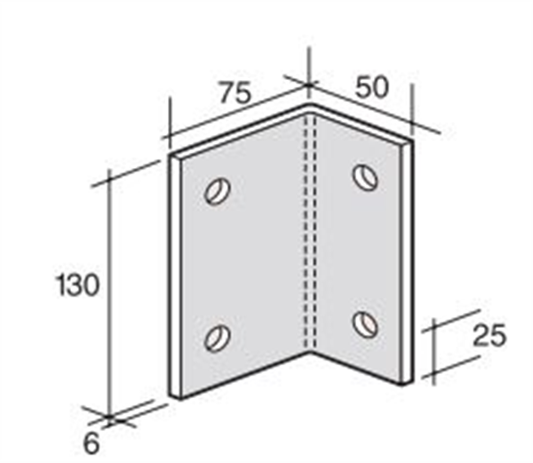 BS175 Angle Bracket Stainless Steel (SBK31/S)