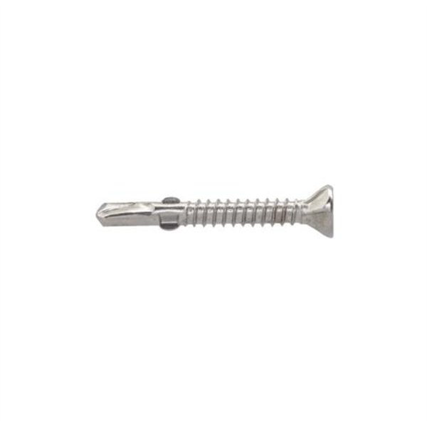 10G-16X40mm  Countersunk Wing Self Drilling Metal Screw Stainless Steel 410