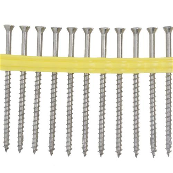 7G x 75mm Collated Weather-board Screw  Stainless Steel 305 Pk 1000