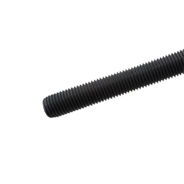 M12X1m Grade 10.9 Threaded Rod - Black