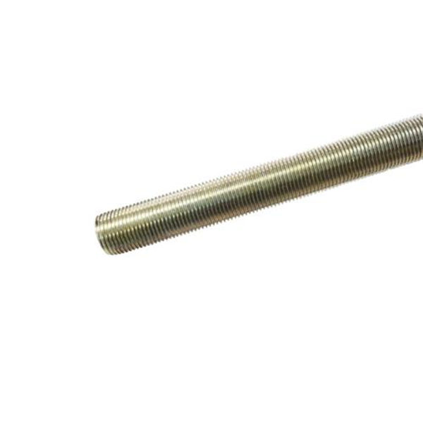 1"X24 UNS (14 TPI) Grd 5 Threaded Rod - Yellow Zinc