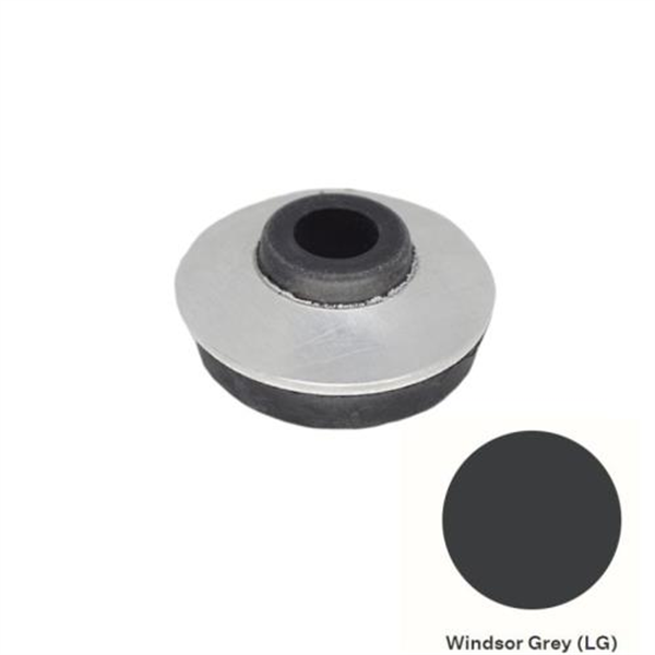 14G x 25mm x 1.2mm Aluminium EPDM Bonded Washer - WINDSOR GREY