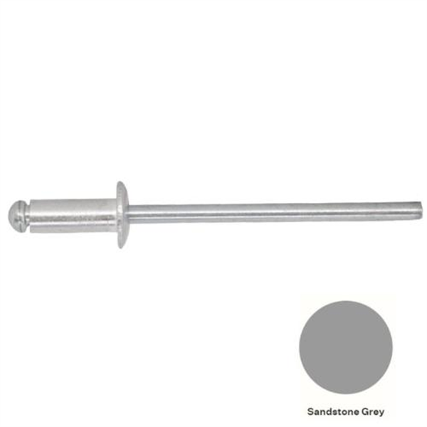 4-3 Pan Head Aluminium & Steel Rivet - SANDSTONE GREY