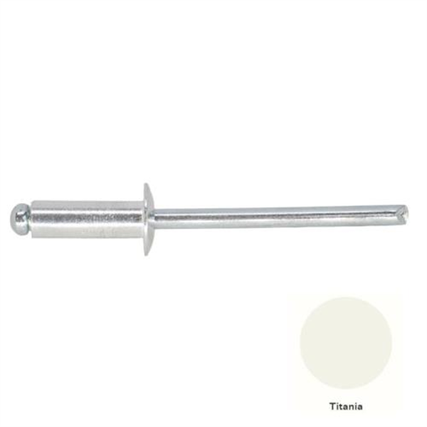 6-6 Pan Head Aluminium & Steel Rivet - TITANIA