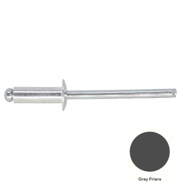 6-6 Pan Head Aluminium & Steel Rivet - GREYFRIARS