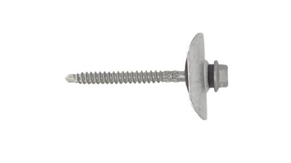 14GX75mm Self Drilling Universal Screw Assembled With Trmdek Profile Washer +35mm EPDM