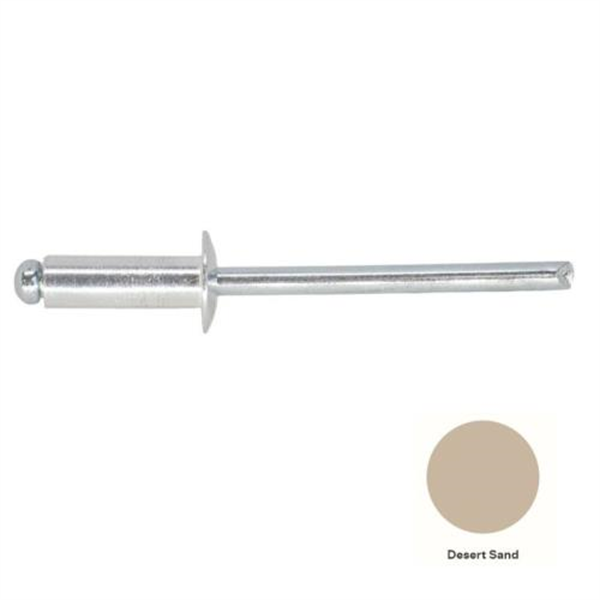 6-6 Pan Head Aluminium & Steel Rivet - DESERT SAND