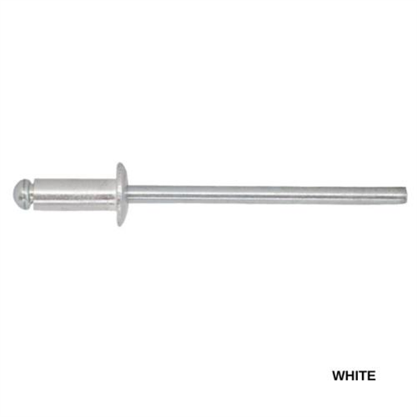 4-3 Pan Head Aluminium & Steel Rivet - WHITE