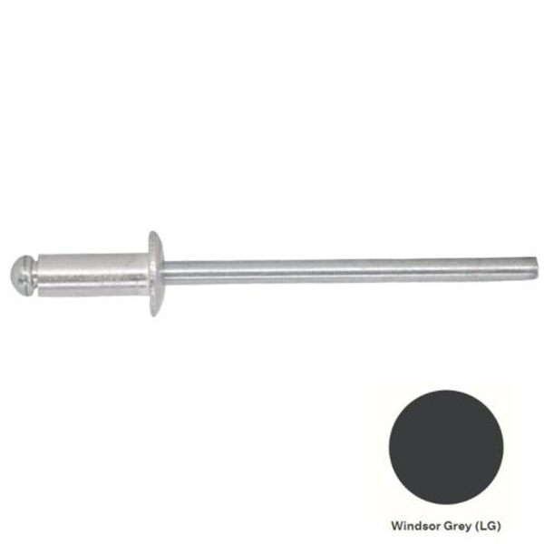 4-3 Pan Head Aluminium & Steel Rivet - WINDSOR GREY