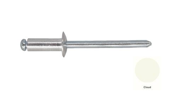 6-5 Pan Head Aluminium & Steel Rivet - CLOUD