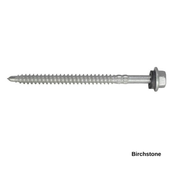 14G-11x90mm Hex Head Self Drilling Universal(Timber/Metal) Screw - Galv + Seal - BIRCHSTONE