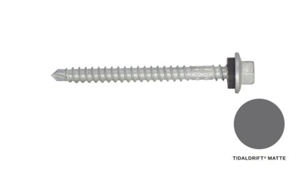 13G-11x65mm Hex Head Top Grip Self Drilling Universal(Timber/Metal) Screw - Galv + Seal-TIDAL DRIFT M