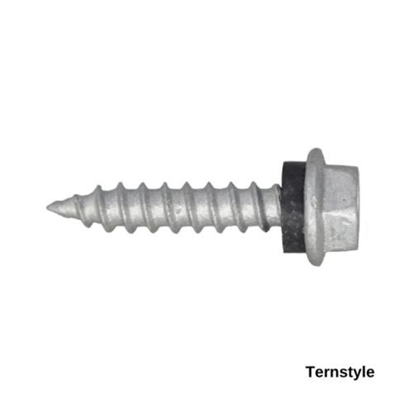 10G-12x25mm Hex Head Self Drilling Timber Screw - Galv + Seal-TERNSTYLE