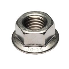 M6 Stainless Steel Serrated Flange Nut - 304